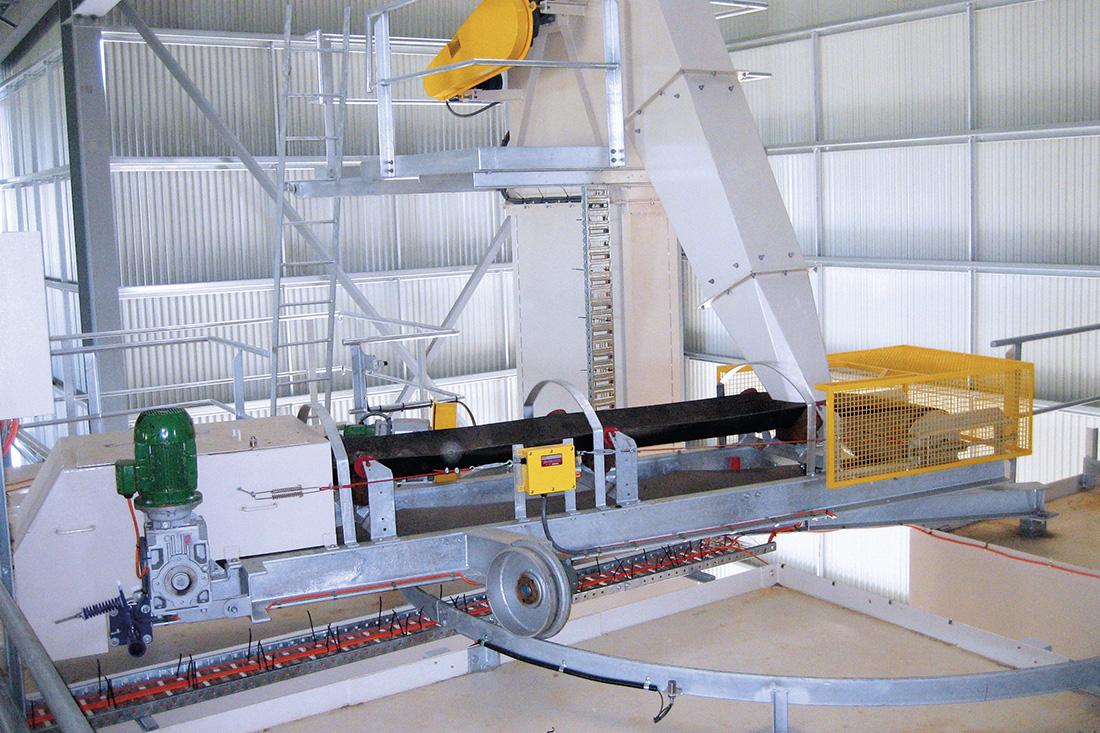 Interior of new material handling machinery | Featured image for the Material Handling Equipment Supplier product category page from CMQ Engineering.