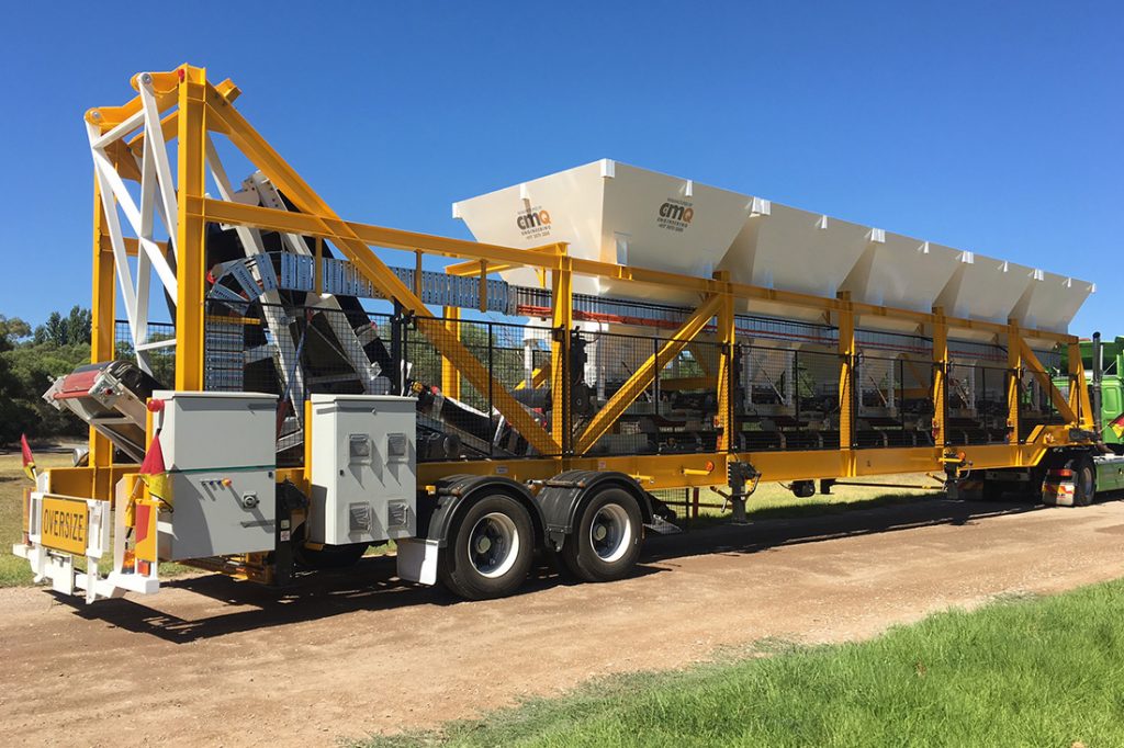 Aggregate Weigh Trailer CMQ Engineering