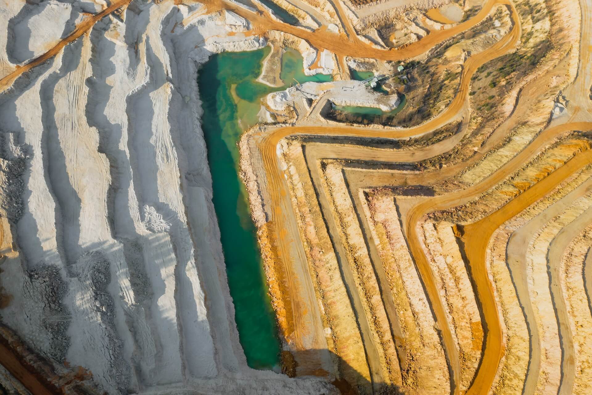 Various roads and layers of a mining site | Featured image for the Importance of Mining blog from CMQ Engineering Australia.